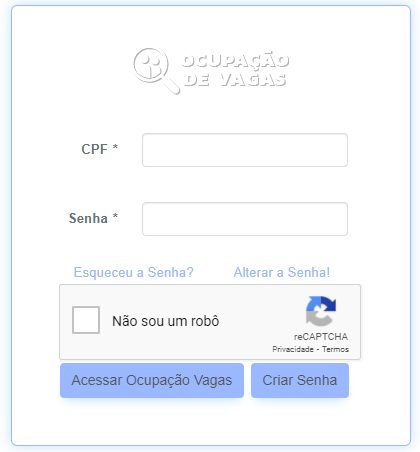 Tela do sistema — passo 2